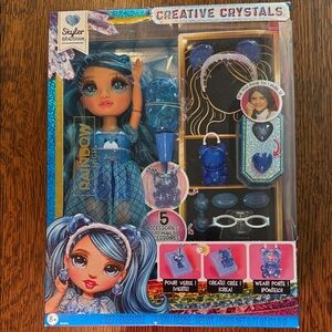 Creative Crystals Doll Set with Blue Accessories